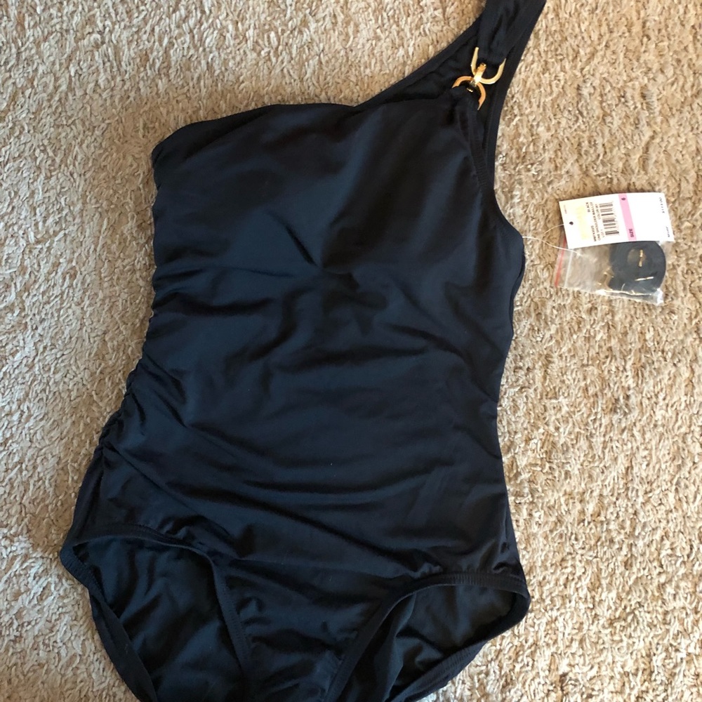 Michael Kors Black One-Piece Swimsuit